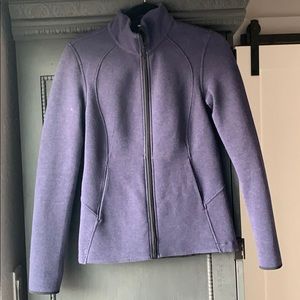 Lululemon purple zip up jacket with thumb holes